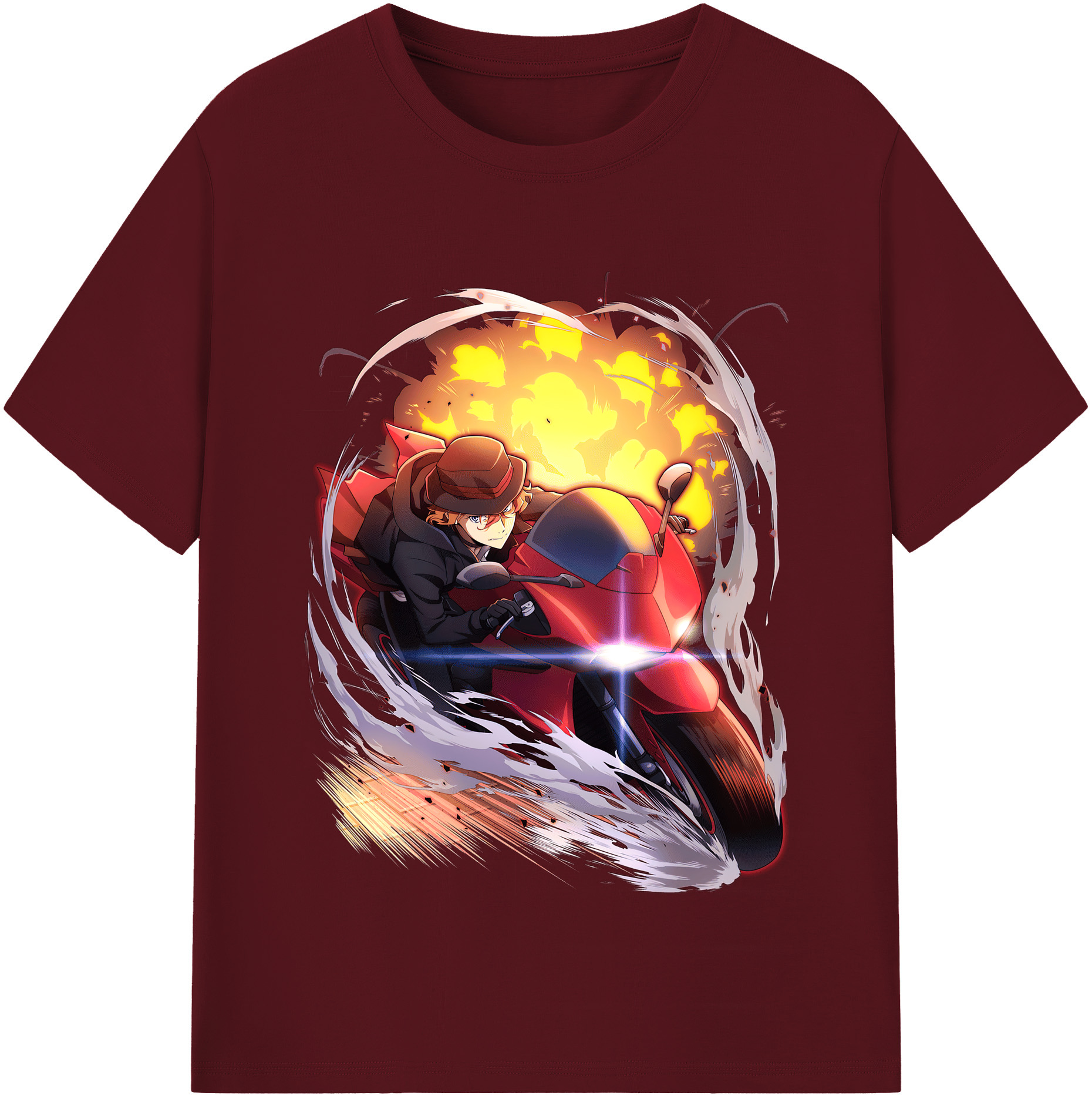 （画像用） 文豪ストレイドッグス Bungo Stray Dogs 綿100％半袖Tシャツ（フロントプリント）